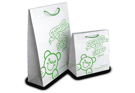 Folded Handle Bag | Personalized Folded Handle Bags Printing Solution UK
