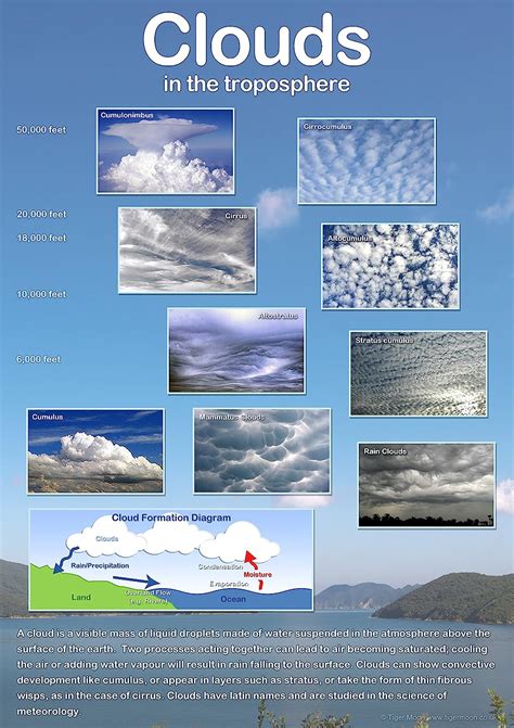 Cloud Types For Kids Worksheet Sykepleierbloggen365 Images And Photos