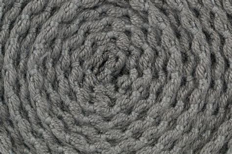 Grey Knitting Wool Texture For Pattern And Background Stock Image