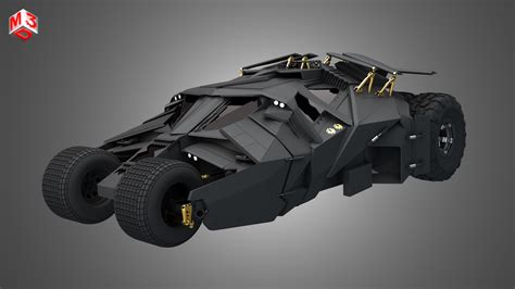 Batmobile Car For Batman The Dark Knight Rises 3d Model Cgtrader