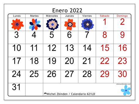 Calendarios Enero De 2022 Para Imprimir Michel Zbinden Es