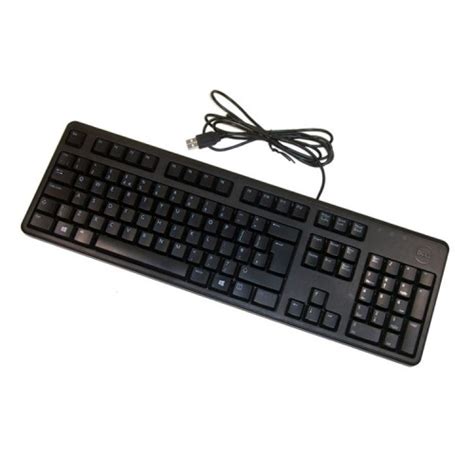 Genuine Dell Kb212 B Usb Wired Slim Quiet Computer Keyboard