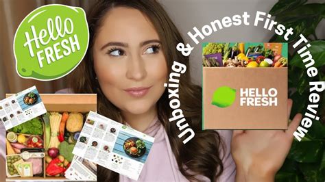 First Ever Hello Fresh Box Review 2021 Is It Worth It Youtube