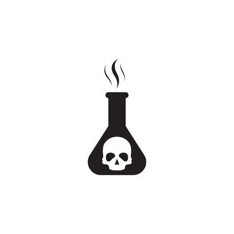 Poison Bottle Logo Vector Icon Vector Art At Vecteezy