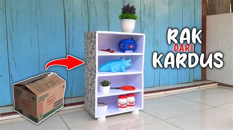 Cara Membuat Rak Dari Kardus Youtube