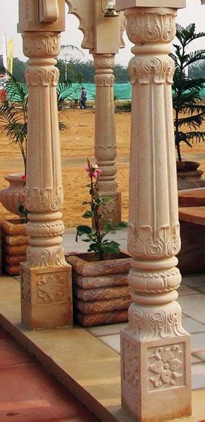 Stone Pillars At Best Price In Dausa Om Stone Art
