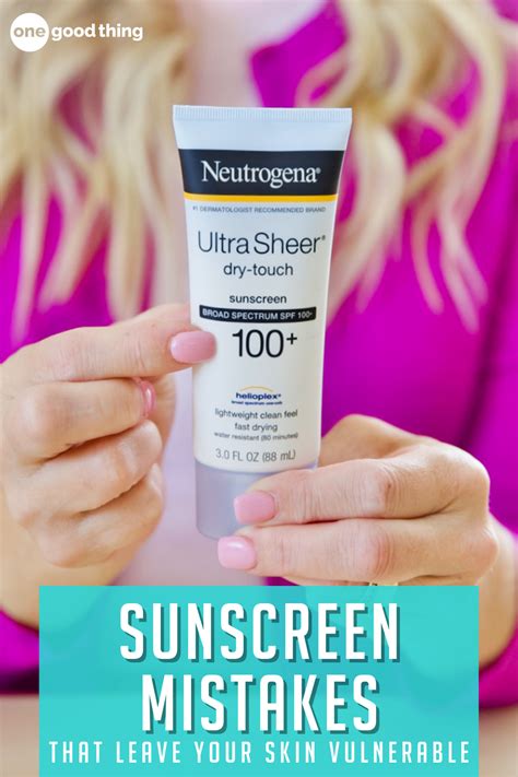 7 sunscreen mistakes that leave your skin vulnerable