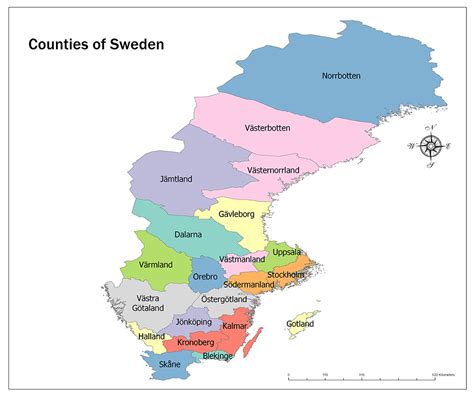 counties of sweden mappr
