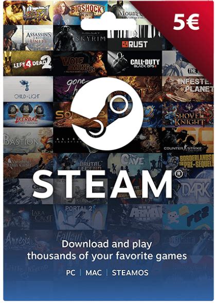 A physical gift card is a lovely addition to a traditional birthday or christmas card — nicer than handwriting an activation code. EU Steam 5 Euro Gift Card | Save off RRP and buy digitally