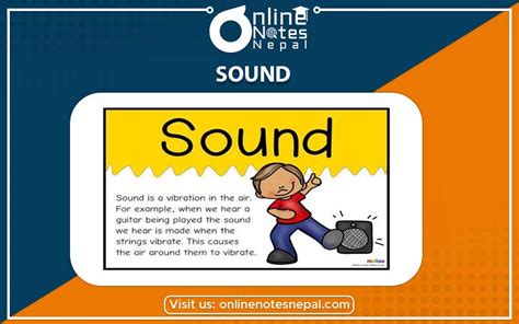 Sound In Grade 6 Reference Note Online Notes Nepal