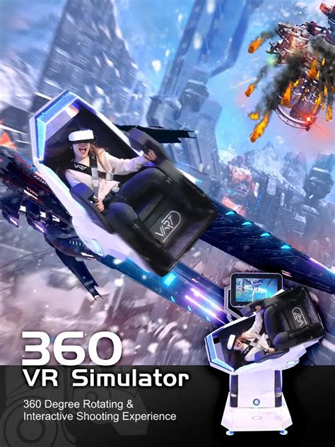 vart extreme experience 720 degree realistic virtual reality chair vr 360 flight simulators game