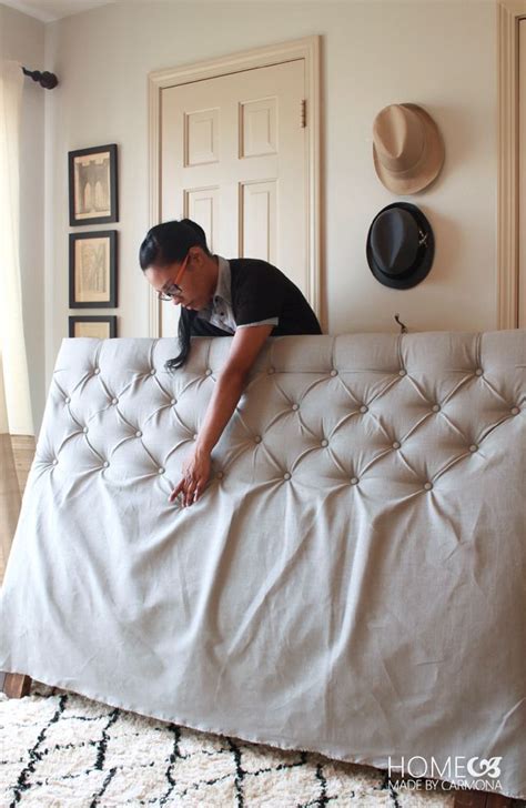 Diy Tufted Headboard Furniture Projects Home Projects Sewing Projects