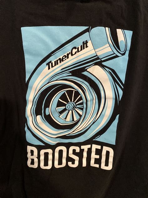 Tuner Cult Boosted T-Shirt Turbo Large. - Gem