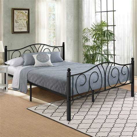 Metal Bed Frame With Headboard Photos
