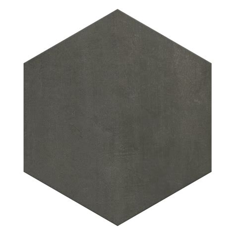 Vista Hexagon Dark Grey Wall Tiles Pack Of 13 33 X 38cm