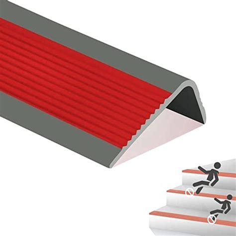 Spolis Stair Tread Edge Protectors Non Slip Stair Edging Transition Strip Pvc Self