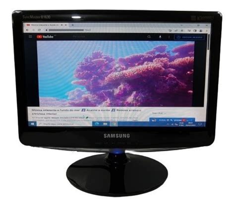 Monitor Samsung Syncmaster 633nw 16 Lcd Novo Mercadolivre 📦