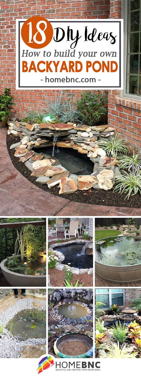 18 Attractive DIY Backyard Pond Ideas For Your Garden Small Backyard