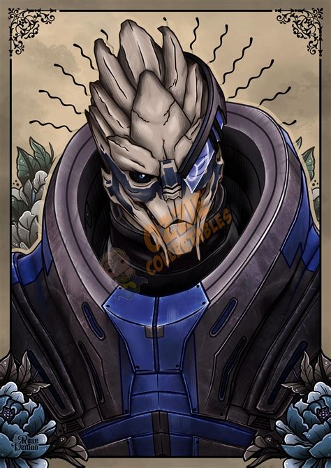 Garrus Vakarian Mass Effect Fan Art Print By Rose Demon Rosedemon Art