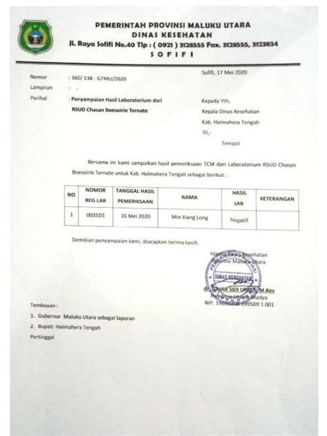 Terdapat empat calon penumpang yang teridentifikasi melakukan pemalsuan dokumen hasil rapid test. Contoh Surat Hasil Rapid Test - Guru Paud
