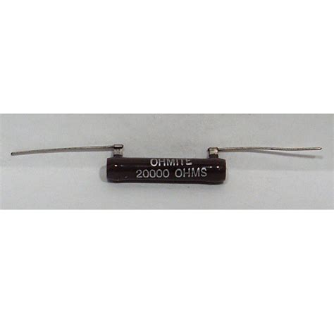 B12j20k Fixed Wirewound Resistor 20k Ohm 12 Watts Vitreous Enamel