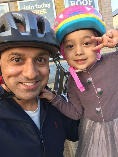 father and daughter flattening the streets of london navjot singh marketer writer and editor