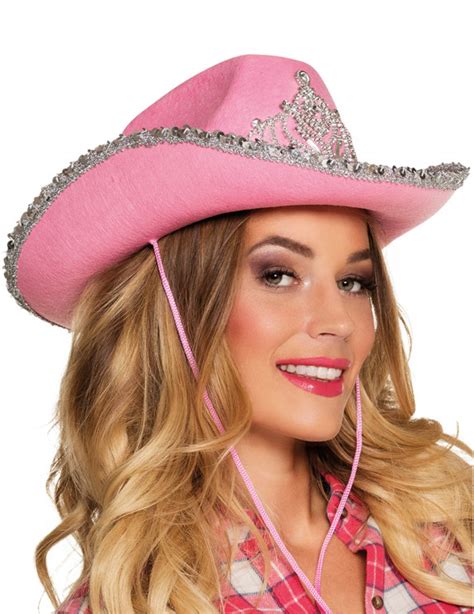 Roze Prinsessen Cowboy Hoed Voor Volwassenen Accessoiresen Goedkope
