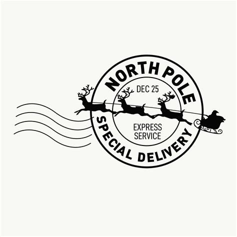North Pole Stamp Special Delivery