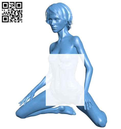 women pose b008287 file stl free download 3d model for cnc and 3d printer free download 3d