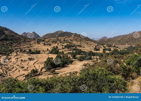 Landscape In Gheralta In Tigray Northern Ethiopia Stock Photo Image