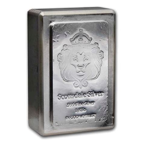 Buy 1 Kilo Silver Bar Scottsdale Mint Stackable Apmex