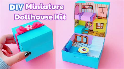Diy Miniature Dollhouse Rooms For Girl Handmade Miniature Dollhouse