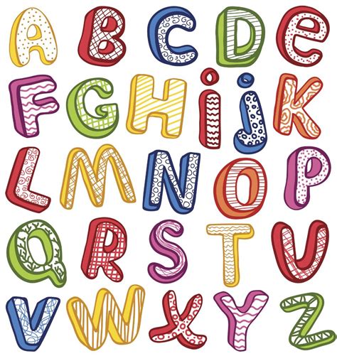 Baixar Imagem Alfabeto Com Os 4 Tipos De Letras Para