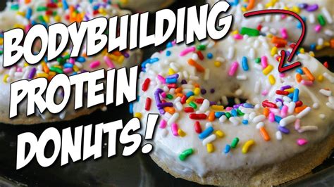 Bodybuilding Sprinkled Protein Donuts Recipe Youtube