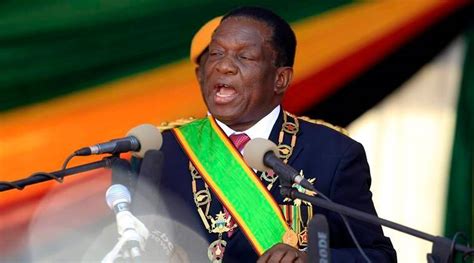 Zimbabwes President Emmerson Mnangagwa Takes Oath As Us Censure Hangs
