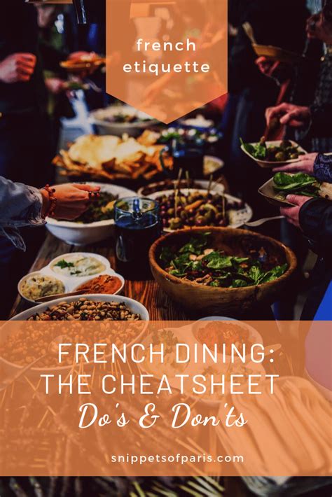 French Dining Etiquette 32 Table Manners Dos And Donts Snippets