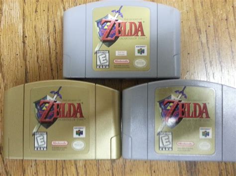 Ocarina Of Time Gold Cartridge Ocarina Of Time Gold Collectors