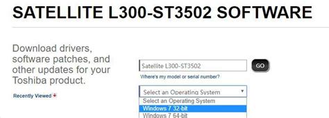 Download And Update Toshiba Satellite L300 Drivers For Windows 10818