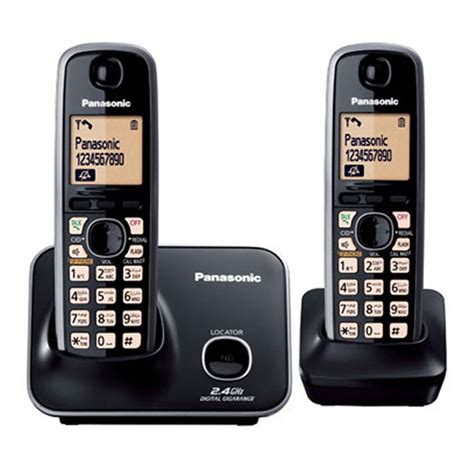 Order Panasonic 24ghz Digital Cordless Phone Black Kx Tg3712bx