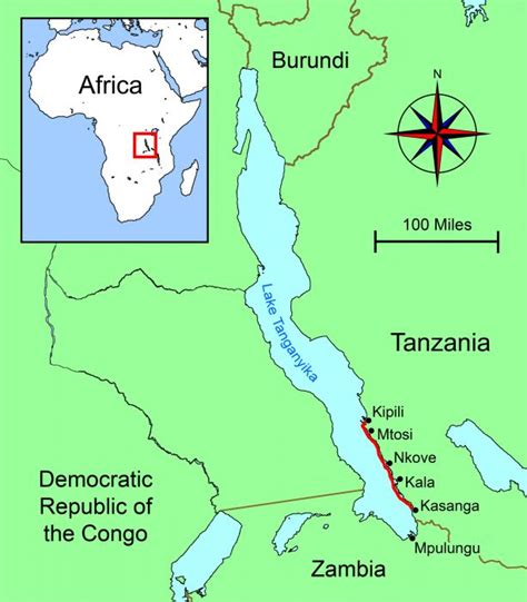 Tanganyika, lake, second largest lake of africa, c.12,700 sq mi (32,890 sq km), e central africa on the borders of tanzania, congo (kinshasa), zambia, and burundi. Lake Tanganyika - Small Boats Monthly
