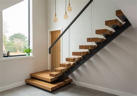 First Step Designs Spine Staircase With Feature Landings First Step