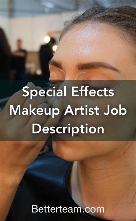 Special Effects Makeup Artist Job Description Special Effects Makeup