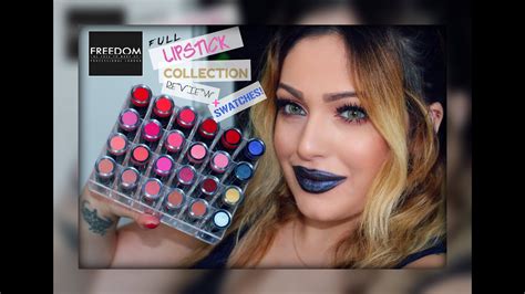 Freedom Makeup Pro Lipsticks Swatches⎪review ♡ Smashing Darling X Youtube