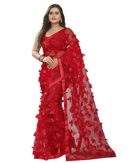 Red Sarees 30 Latest Red Color Saree Collection