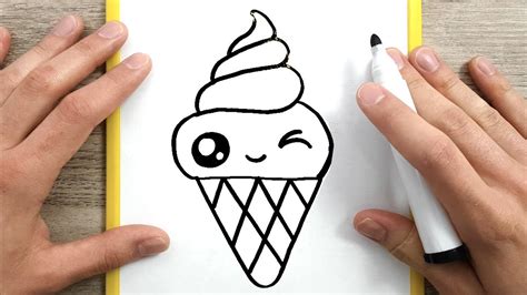 come disegnare un gelato kawaii disegni facili youtub