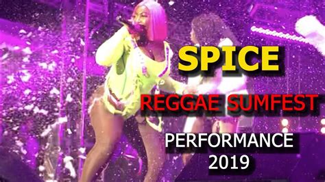 Spice Brings Winter To Jamaica Reggae Sumfest 2019 Performance Youtube