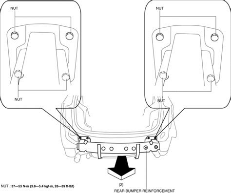 Mazda Cx 5 Service And Repair Manual Rear Bumper Reinforcement Removal