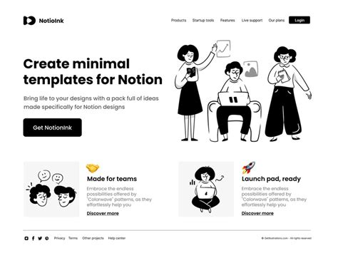 Notional A Pack Of Minimal Illustrations For Notion Template