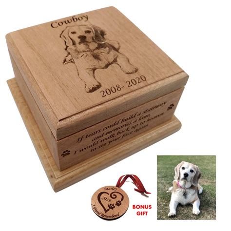 Pet Urns For Dogs Engraved Wood Urn Pet Urns Dog Wholesale Cremation