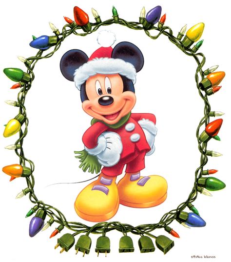 Mickey Mouse Navidad Gratis Ilustraciones Para Diseño